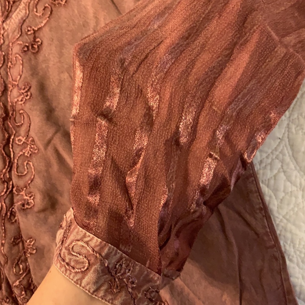 NWT Boho Bell Sleeve Top - Picture 5 of 8